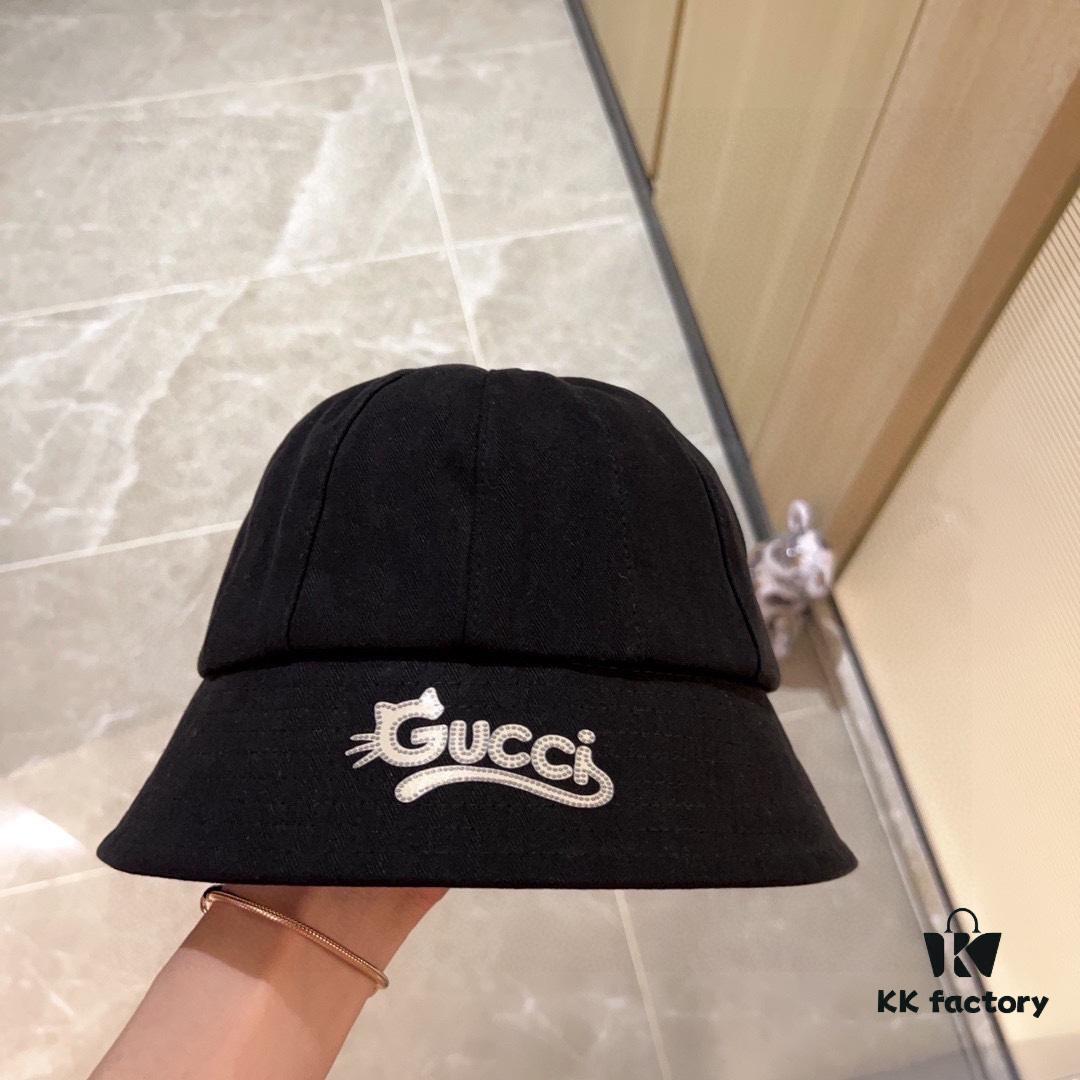 Gucci x Special Dust Bag [Gucci] 2024 New Dome Playful Mini Bucket Hat Fisherman Hat