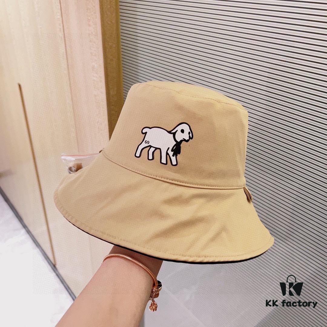 692fafb299f2d84055c86bcd Gucci x Little Deer 2024 New Arrival Reversible Fisherman Hat with Dust Bag