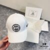 Special Price 💛 Comes with Dust Bag. [GUCCI] 2024 Spring/Summer New Arrival Heavy Embroidered Baseball Cap, Classic Counter Style, Unisex Fisherman Knit Hat