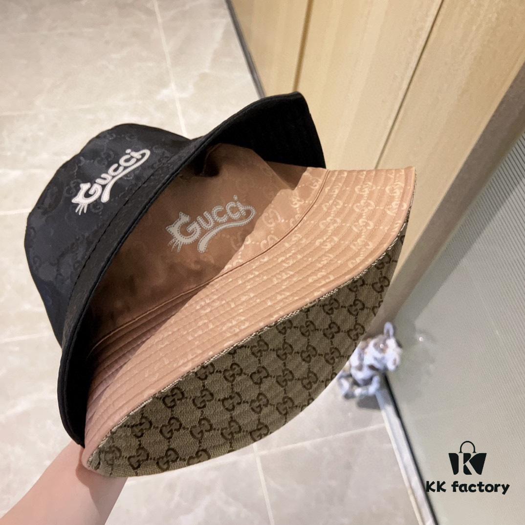 692fafc799f2d84055c86bfb GUCCI 2024 New Arrival Unisex Bucket Hat, Reversible Design, Dust Bag Included
