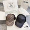 Special Price 💛 Comes with Dust Bag. [GUCCI] 2024 Spring/Summer New Hollow-out Patchwork Baseball Cap, Classic Leather Unisex Hat, Fisherman Cap, Knit Cap