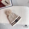 692fafd899f2d84055c86c1d GUCCI 2024 Autumn/Winter New Striped Pom-Pom Knit Hat for Men and Women, Luxury-Style Beanie, Fisherman Hat, Baseball Cap, Knitted Cap with Dust Bag