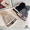 692fafd999f2d84055c86c1f GUCCI 2024 Autumn/Winter New Striped Pom-Pom Knit Hat for Men and Women, Luxury-Style Beanie, Fisherman Hat, Baseball Cap, Knitted Cap with Dust Bag