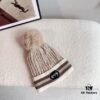 692fafda99f2d84055c86c21 GUCCI 2024 Autumn/Winter New Striped Pom-Pom Knit Hat for Men and Women, Luxury-Style Beanie, Fisherman Hat, Baseball Cap, Knitted Cap with Dust Bag