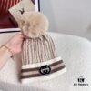 692fafdb99f2d84055c86c24 GUCCI 2024 Autumn/Winter New Striped Pom-Pom Knit Hat for Men and Women, Luxury-Style Beanie, Fisherman Hat, Baseball Cap, Knitted Cap with Dust Bag