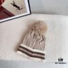 692fafdb99f2d84055c86c25 GUCCI 2024 Autumn/Winter New Striped Pom-Pom Knit Hat for Men and Women, Luxury-Style Beanie, Fisherman Hat, Baseball Cap, Knitted Cap with Dust Bag