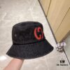 692faff899f2d84055c86c57 GUCCI 2024 New Denim Distressed Unisex Fisherman Hat with Dust Bag