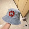 692faffe99f2d84055c86c5f GUCCI Unisex Denim Bucket Hat 2024 New Arrival with Dust Bag