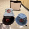 692fafff99f2d84055c86c62 GUCCI Unisex Denim Bucket Hat 2024 New Arrival with Dust Bag