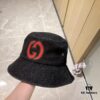 692fb02599f2d84055c86c8e GUCCI 2024 New Denim Distressed Unisex Fisherman Hat with Dust Bag