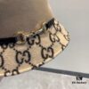 692fb02899f2d84055c86c95 Gucci 2022 Fall/Winter New Wool Fedora Hat, GG Wool Hat with Horsebit Detail, 57cm Head Circumference, Stylish and Versatile, Black and Khaki Colors, Elegant Ladylike Style