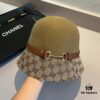 692fb04099f2d84055c86cc1 Gucci 2023 Fall/Winter New Arrival Wool Hat, Felt Fedora with Back Slit Design and Premium Leather Band, High-End Tailoring, 100% Wool, Head Circumference 57cm