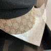 692fb04699f2d84055c86ccc Gucci 2022 Fall/Winter New Arrivals Military Cap, High-End Custom Wool Hat with GG Brim Detail, Elegant and Sophisticated, Available in Black and Khaki, Head Circumference 57cm