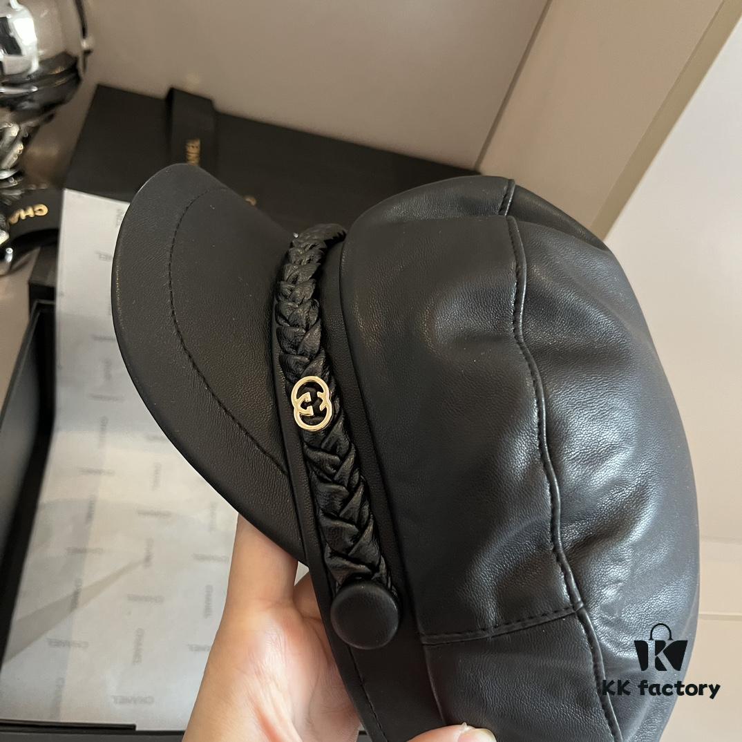 Gucci New Style Peaked Military Cap, Head Circumference 57cm