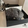 Gucci Striped Beret, High-End Custom Fabric, Head Circumference 57cm