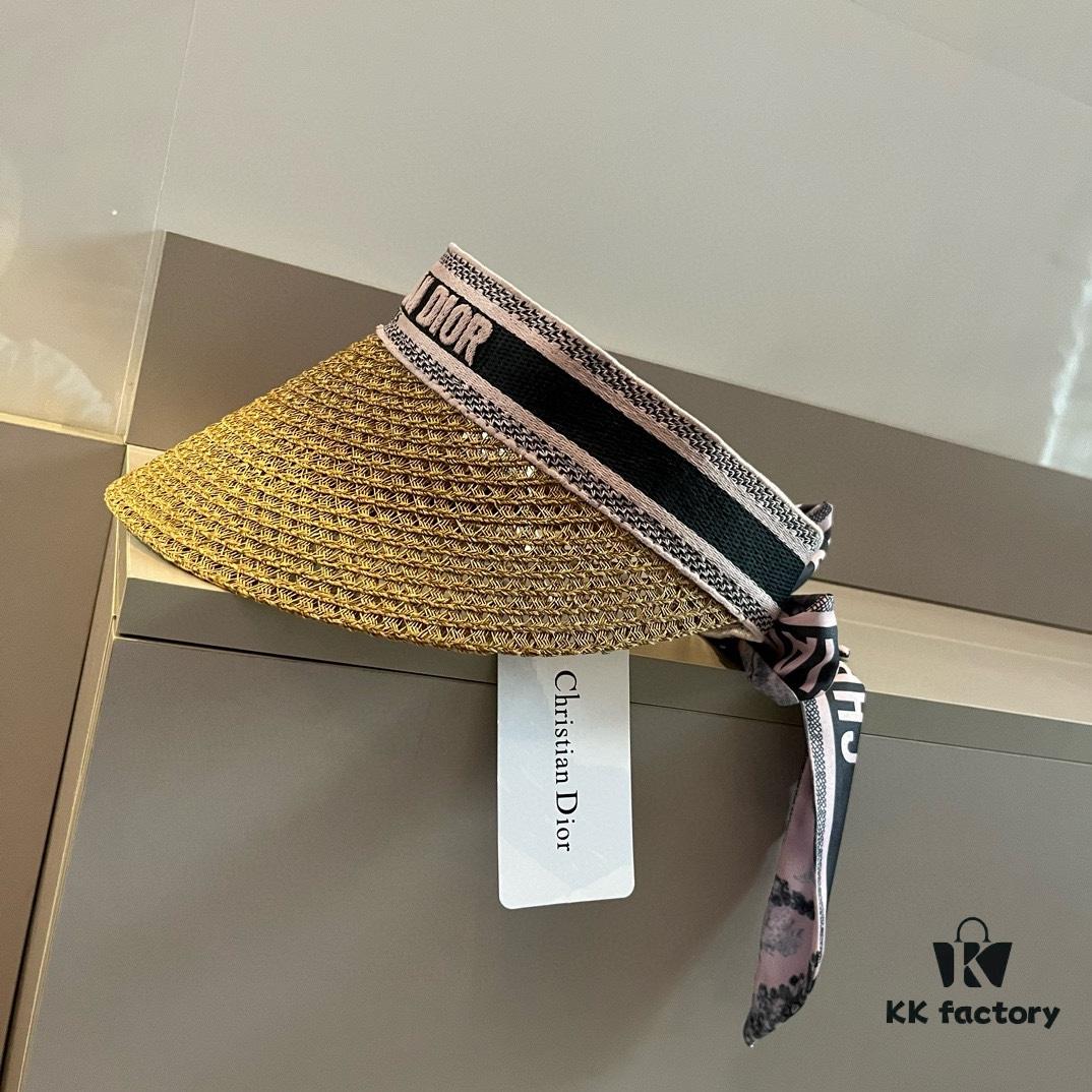 692fb05999f2d84055c86cf6 Authentic DIOR Summer New Arrival Scarf Sun Hat, a Must-Have for Stylish Women