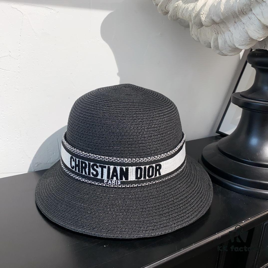 692fb06099f2d84055c86d07 Dior New Bucket Hat with Lettered Webbing