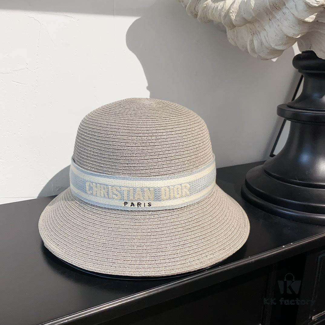 692fb06399f2d84055c86d0a Dior New Bucket Hat with Lettered Webbing