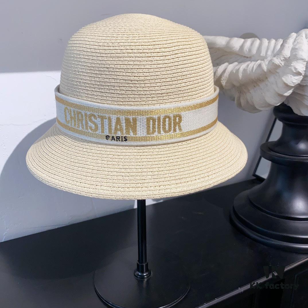 692fb06399f2d84055c86d0b Dior New Bucket Hat with Lettered Webbing