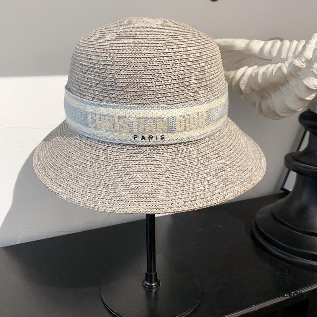 692fb06499f2d84055c86d0f Dior New Bucket Hat with Lettered Webbing
