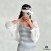 Dior New Embroidered Letter Straw Hat