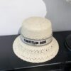 692fb08299f2d84055c86d3f Dior New Embroidered Letter Webbing Straw Hat
