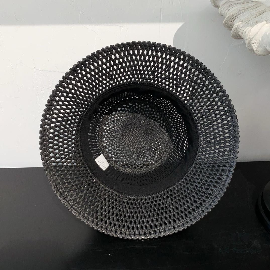 692fb08699f2d84055c86d48 Dior New Embroidered Letter Webbing Straw Hat