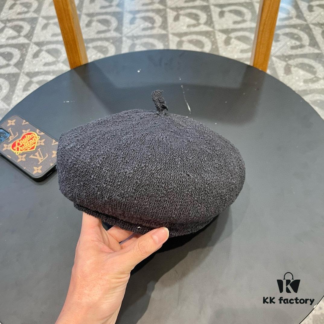 692fb0a299f2d84055c86d84 Dior 2024 New Solid Color Women's Beret, Slimming Face Look, Lightweight and Breathable Spring Summer Pumpkin Hat, Artistic Multi-Purpose Painter's Hat