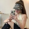 Dior Spring Collection New Arrival Stunning Sun Hat - Classic Plaid Design, Perfect Fit, Elegant and Refined