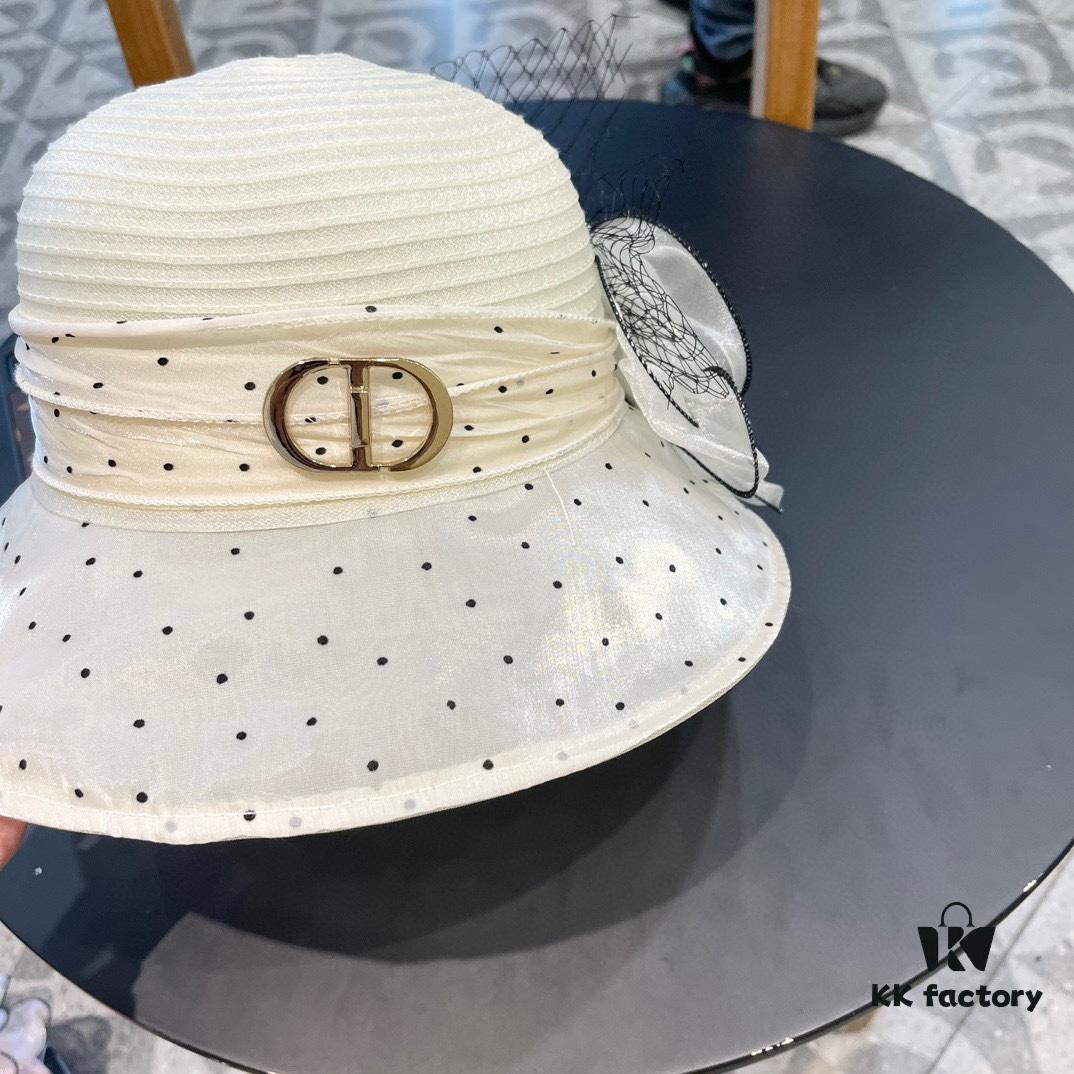 692fb0d699f2d84055c86de5 Dior Korean-Style Oversized Fashion Sun Hat for Women, Summer Wide-Brimmed Foldable UV-Protection Hat, Versatile Outdoor Bucket, Baseball, Knit Hat