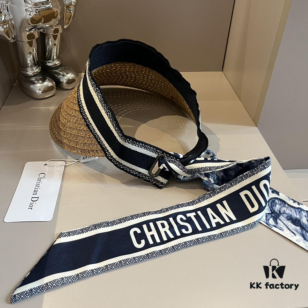 692fb0df99f2d84055c86df5 Authentic DIOR Summer Straw Sun Hat – A Must-Have for Stylish Women