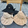 692fb0ee99f2d84055c86e0e Dior Korean-style New Colorful Gel Sun Hat for Women, Fresh Floral Breathable Open-top Travel Vacation Sun Hat, Fisherman Hat, Baseball Cap, Knit Hat