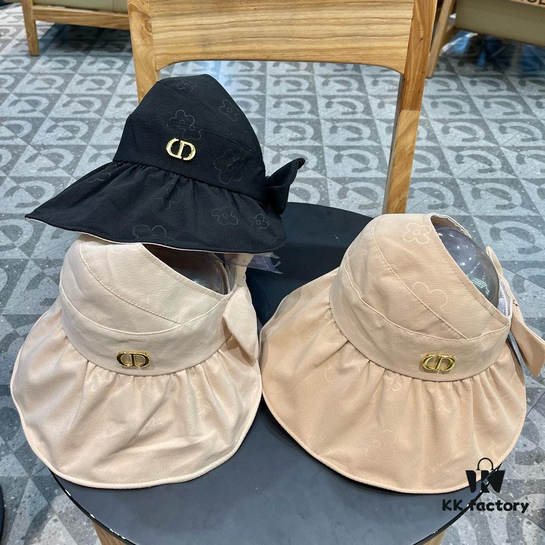 692fb0ee99f2d84055c86e0e Dior Korean-style New Colorful Gel Sun Hat for Women, Fresh Floral Breathable Open-top Travel Vacation Sun Hat, Fisherman Hat, Baseball Cap, Knit Hat