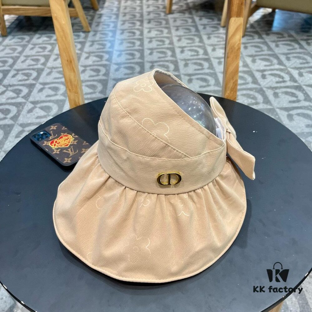 692fb0f599f2d84055c86e1b Dior Korean-style New Arrival Colorful Gel Sun Hat for Women, Fresh Floral Breathable Open-top Travel Vacation Sun Hat, Fisherman Hat, Baseball Cap, Knit Hat