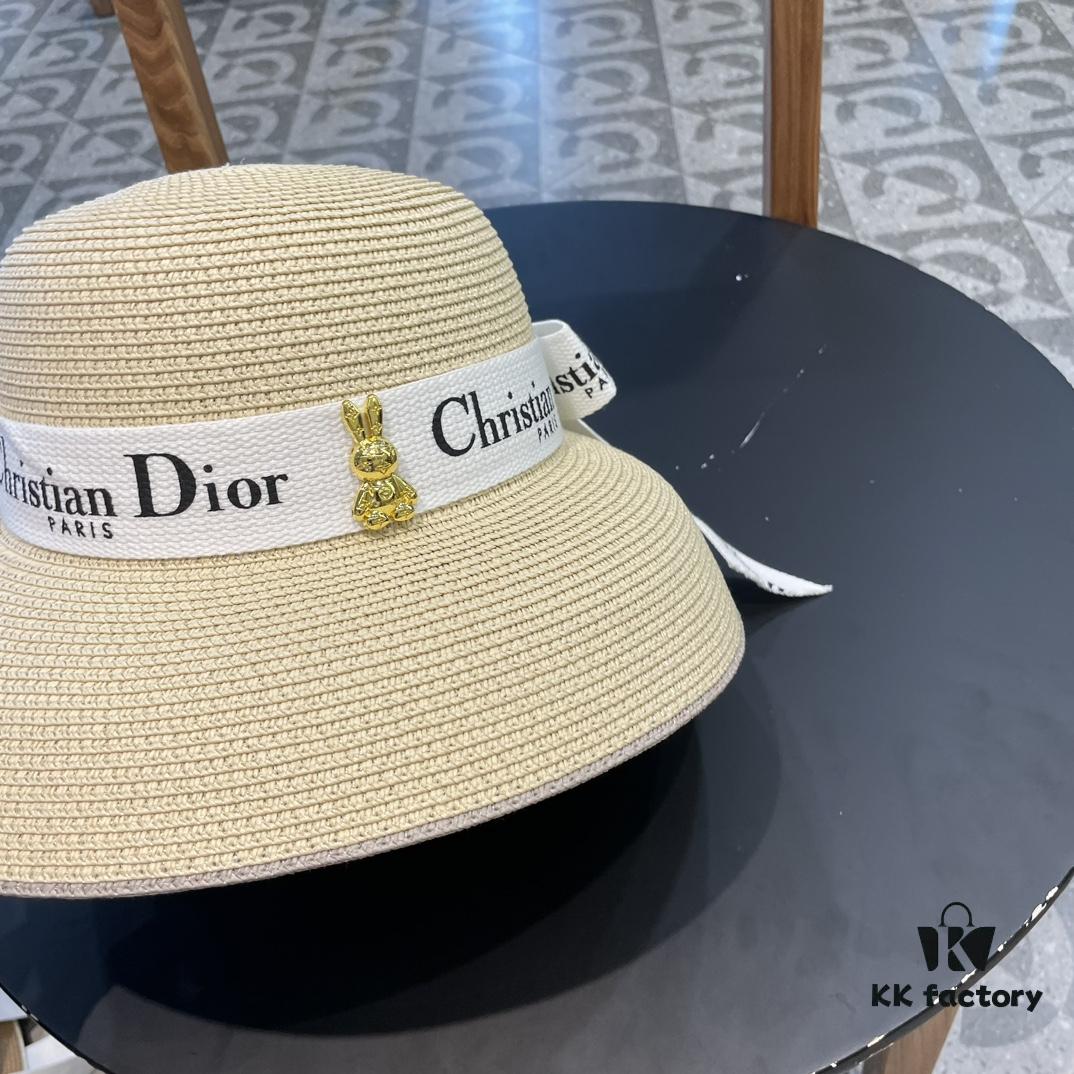 692fb0f999f2d84055c86e23 DIOR 2024 New Arrival Fashion Straw Hat, Super Popular Bell-Shaped Design, Stylish and Versatile