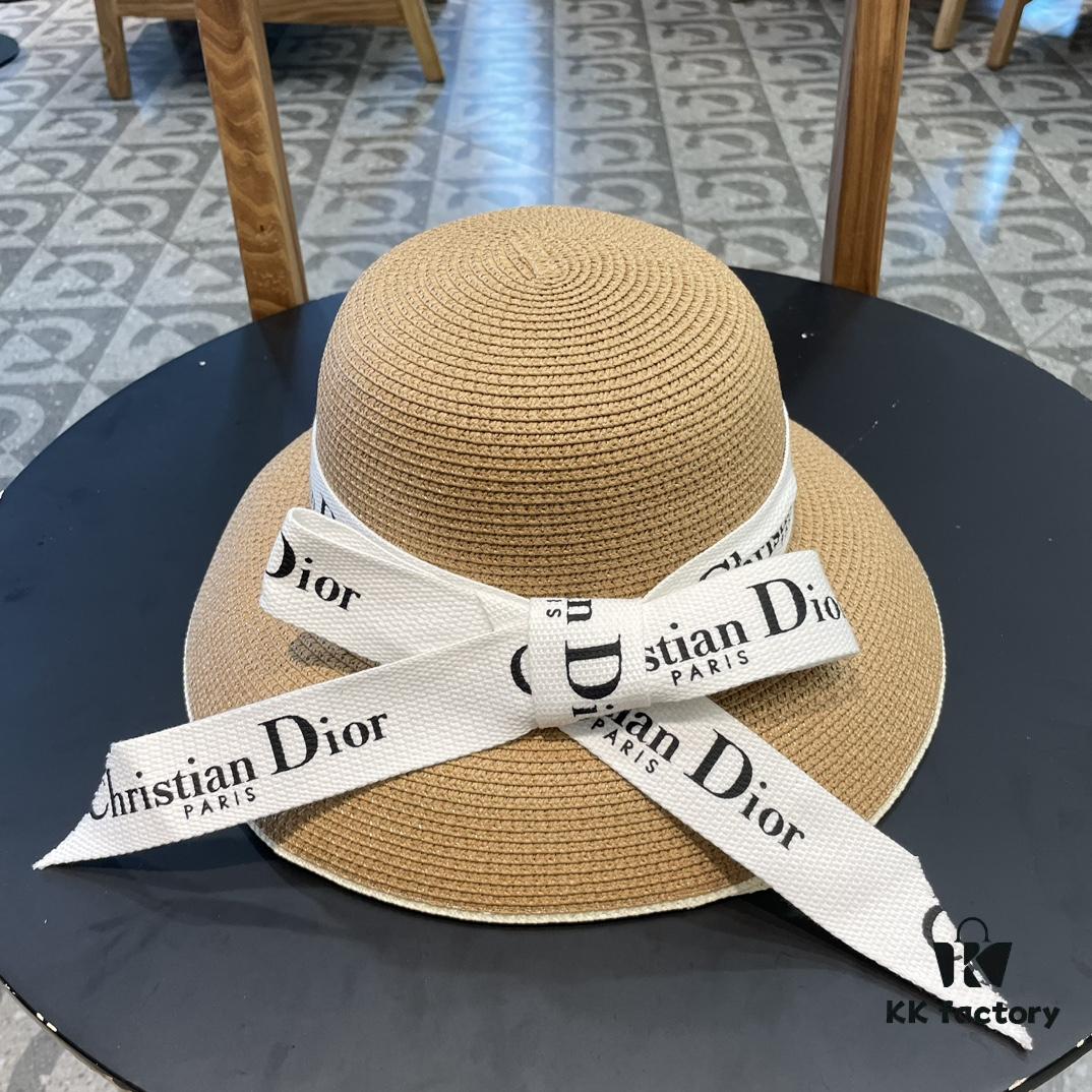 692fb10399f2d84055c86e34 DIOR 2024 New Arrival Fashion Straw Hat, Super Popular Bell-Shaped Design, Stylish and Versatile for Any Outfit