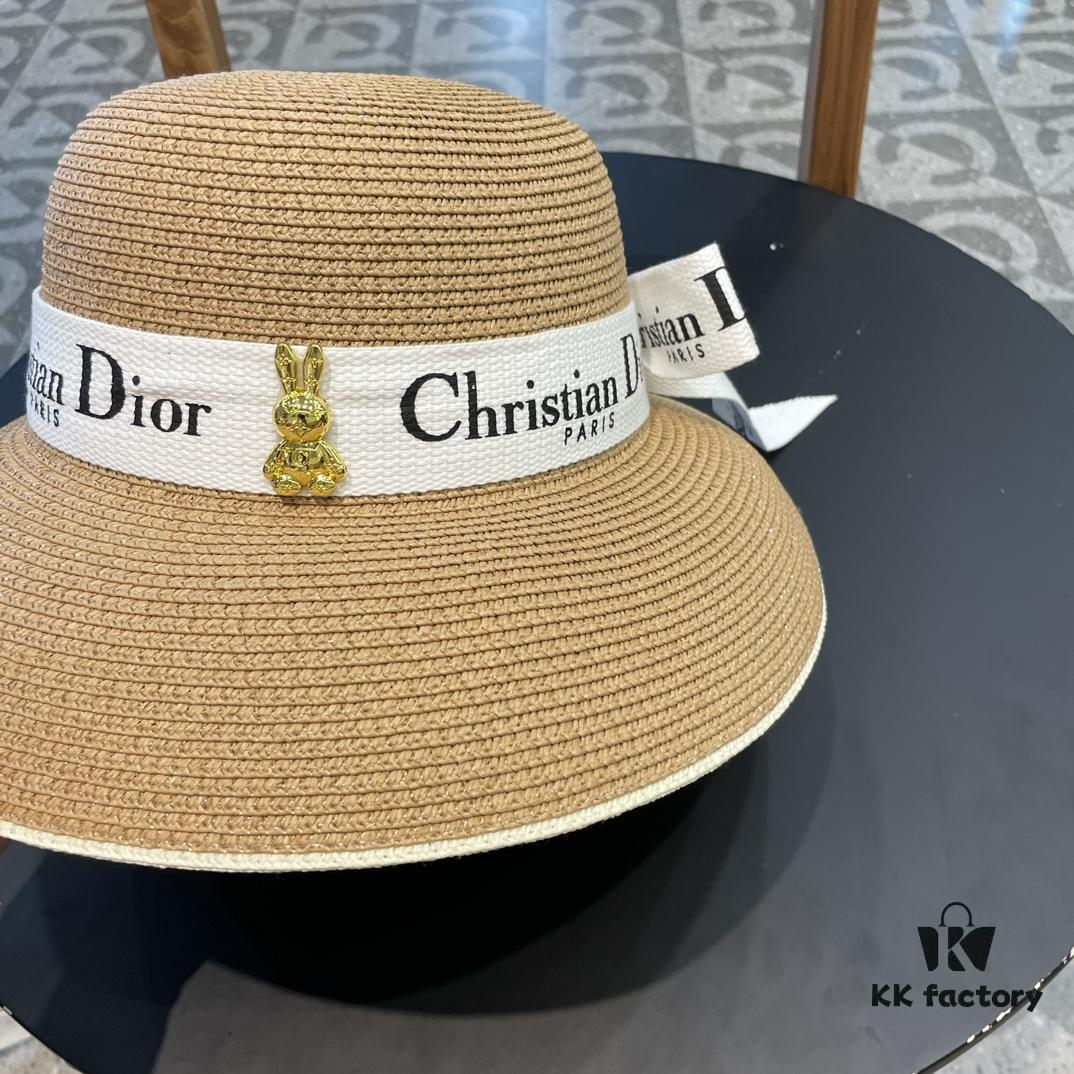 692fb10499f2d84055c86e35 DIOR 2024 New Arrival Fashion Straw Hat, Super Popular Bell-Shaped Design, Stylish and Versatile for Any Outfit