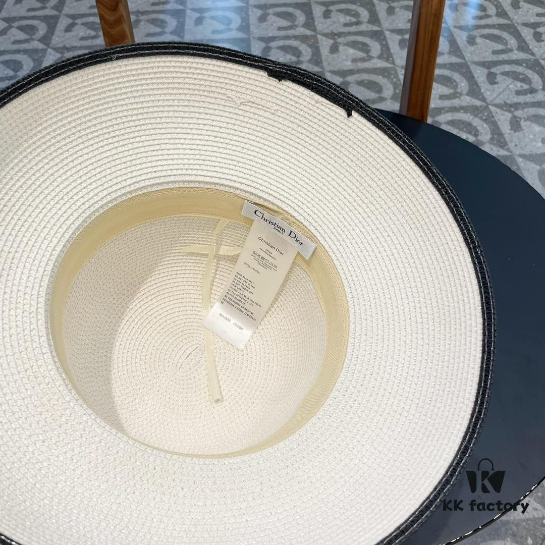 692fb10e99f2d84055c86e48 Dior 2024 New Arrival Fashion Straw Hat, Super Popular Bell-Shaped Design, Stylish and Versatile – A Must-Have for Travel