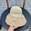692fb11999f2d84055c86e5f DIOR Bucket Hat 2024 Summer New Sun Protection Bucket Hat with Bow for Men and Women, Wide Brim Beach Hat for Travel, UV-Protective, Face-Slimming Design