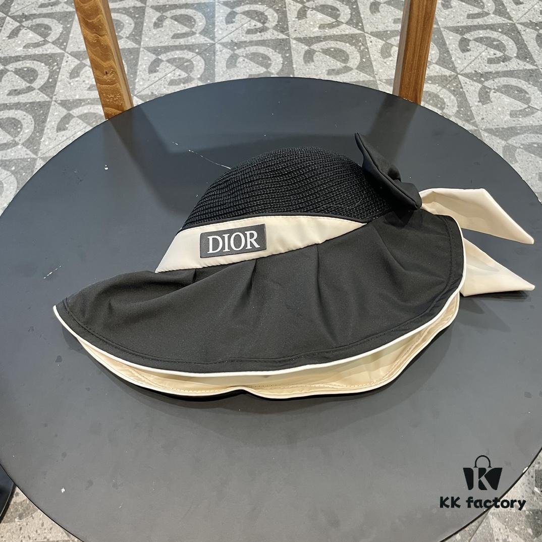 692fb11d99f2d84055c86e68 DIOR Bucket Hat 2024 Summer New Sun Protection Bucket Hat with Bow for Men and Women, Wide-Brimmed Beach Hat for Travel, Face-Framing Sun Hat