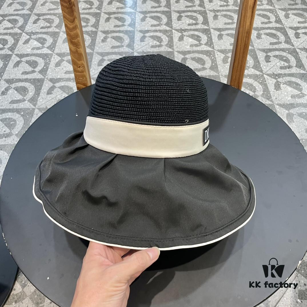 692fb11d99f2d84055c86e69 DIOR Bucket Hat 2024 Summer New Sun Protection Bucket Hat with Bow for Men and Women, Wide-Brimmed Beach Hat for Travel, Face-Framing Sun Hat
