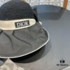 692fb11e99f2d84055c86e6b DIOR Bucket Hat 2024 Summer New Sun Protection Bucket Hat with Bow for Men and Women, Wide-Brimmed Beach Hat for Travel, Face-Framing Sun Hat