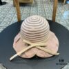 692fb12199f2d84055c86e74 Dior Cross-border Hot Sale Women's Fashionable Striped Bucket Hat with Wide Brim, Sun Protection Outdoor Summer Hat, Fisherman Hat, Baseball Cap, Knit Hat