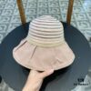 692fb12399f2d84055c86e78 Dior Cross-border Hot Sale Women's Fashionable Striped Bucket Hat with Wide Brim, Sun Protection Outdoor Summer Hat, Fisherman Hat, Baseball Cap, Knit Hat