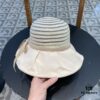 692fb12699f2d84055c86e7d Dior Cross-border Hot Sale Women's Fashionable Striped Bucket Hat, Wide-brimmed Sun Hat, UV-protective Summer Hat, Bucket Hat, Baseball Cap, Knit Hat
