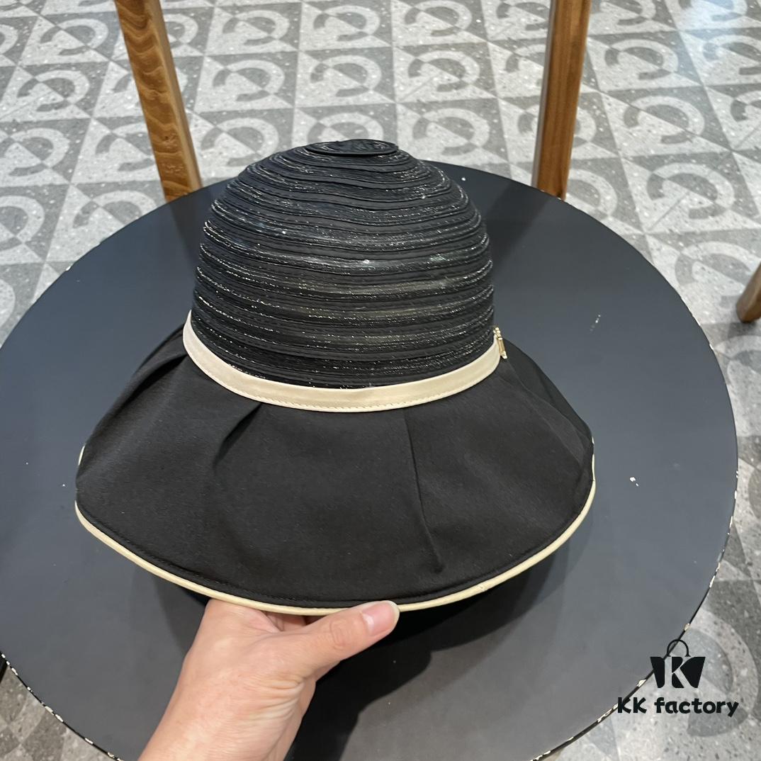 692fb13399f2d84055c86e92 Dior Cross-border Hot Sale Women's Fashionable Striped Bucket Hat, Wide-brimmed Sun Hat, UV-protective Summer Hat, Fisherman Hat, Baseball Cap, Knit Hat