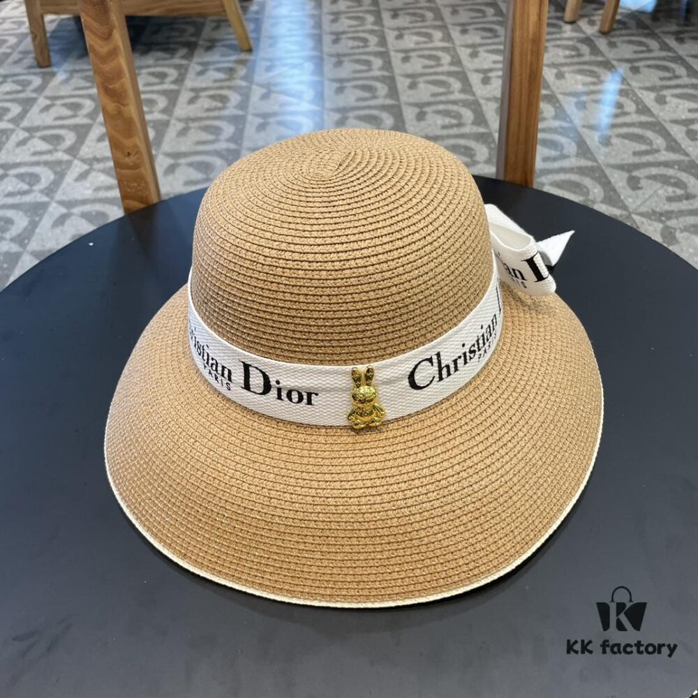 692fb13f99f2d84055c86ea2 DIOR 2024 New Arrival Fashion Straw Hat, Super Popular Bell-Shaped Design, Stylish and Versatile for Any Outfit