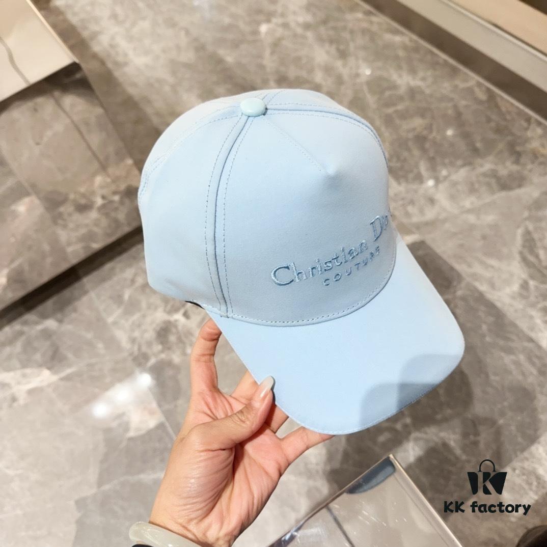 Dior Spring Summer Vintage Print Baseball Cap Knit Fisherman Hat