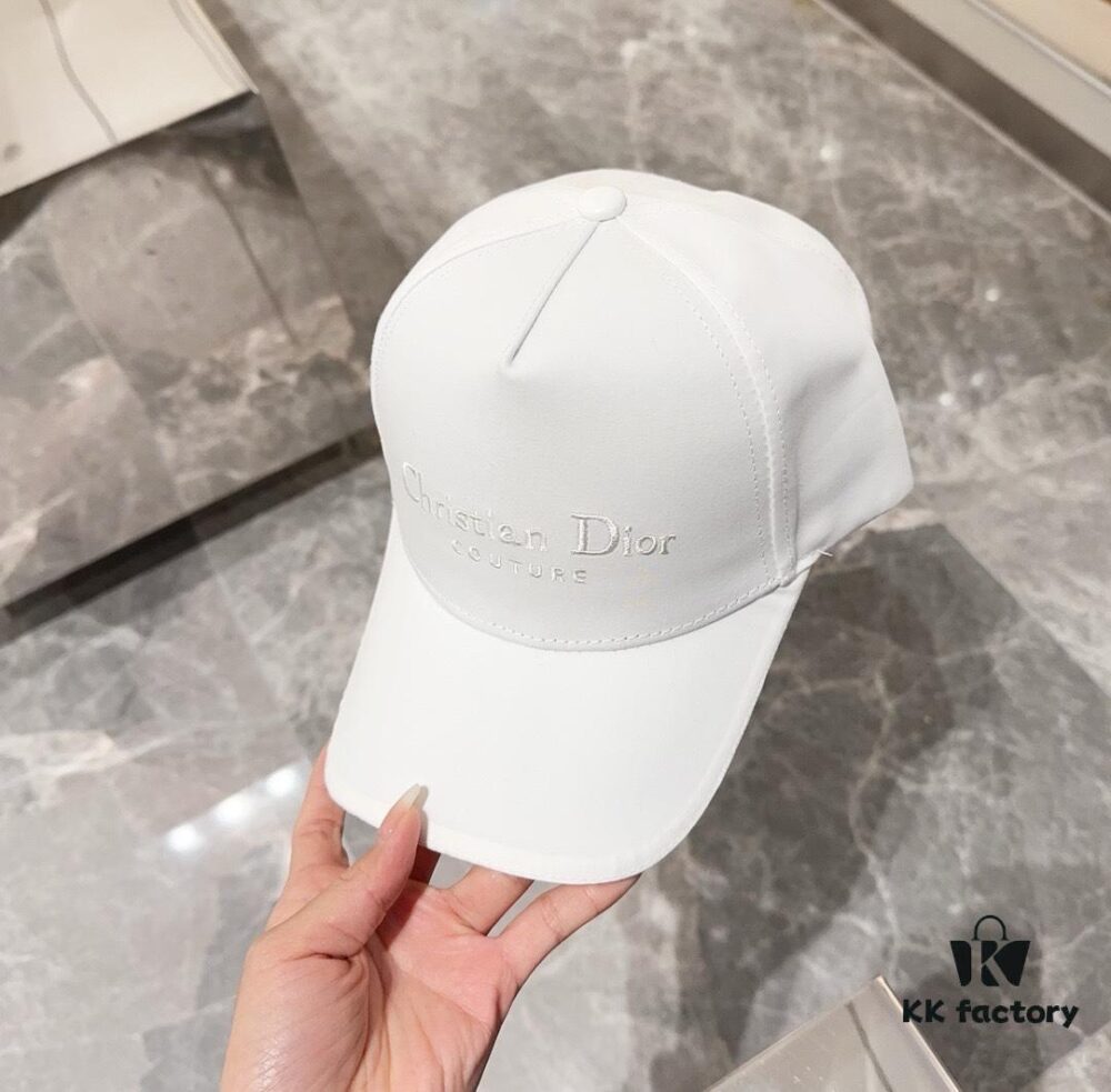692fb16399f2d84055c86ed0 Dior Spring Summer Vintage Print Baseball Cap Knit Fisherman Hat