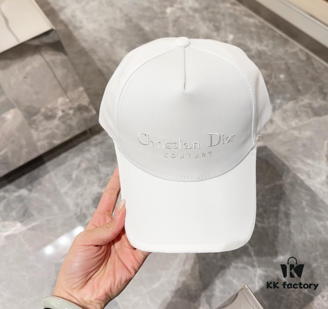 Dior Spring Summer Vintage Print Baseball Cap Knit Fisherman Hat